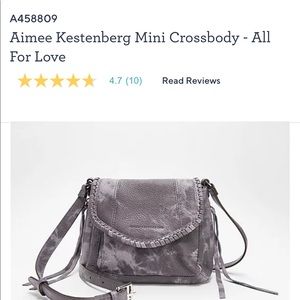 Aimee Kestenberg tie-dye leather crossbody